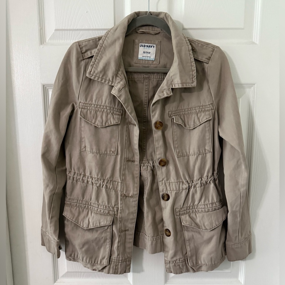 Old Navy Women's Utility Jacket in Beige
